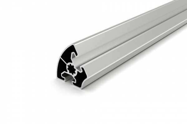 Aluminium profile R40-60° Groove 10 B-type